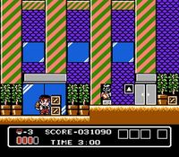 une photo d'Ã©cran de Hammerin Harry sur Nintendo Nes
